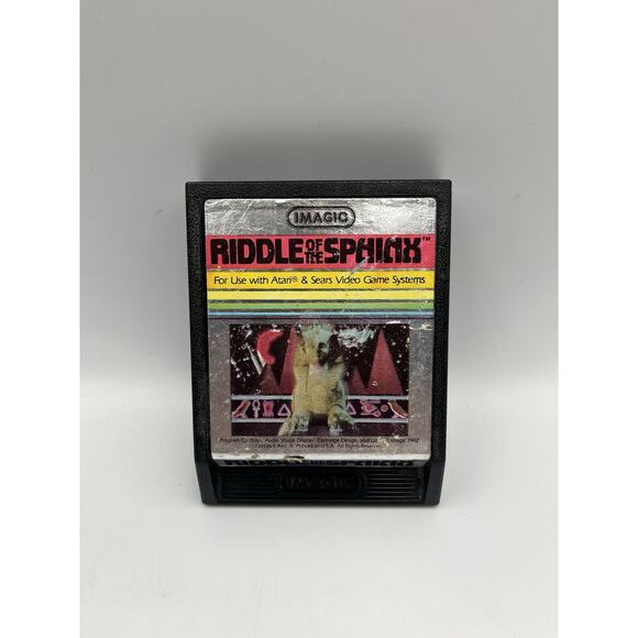 Riddles Of The Sphinx Atari 2600 Cartridge. Tested And Works - Picture 1 of 5